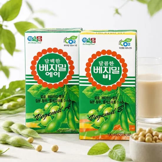 베지밀 담백한 A 에이 , 달콤한 B 비 두유 190ml 24팩, 48팩
