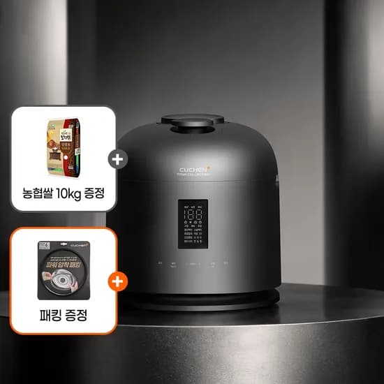 패킹+쌀10kg!123 티탄 컬렉션 X 듀얼 6인용 IH밥솥 CRT-XPD0640TETS