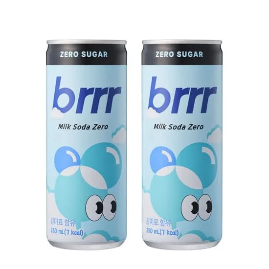 부르르 밀크소다 제로 250ml 30캔