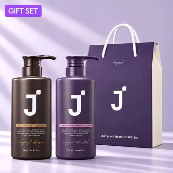 실크케라틴 단백질 샴푸 트리트먼트 선물세트 500ml 500ml