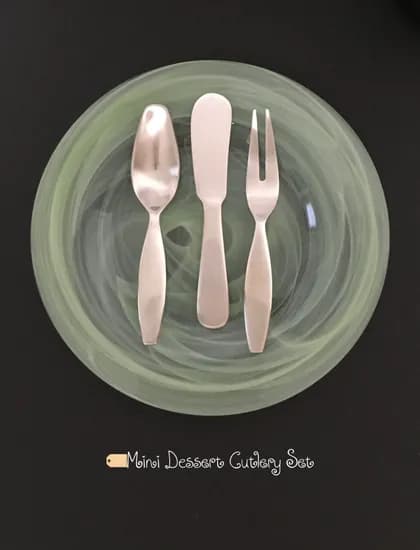 Mini Dessert Cutlery Set 미니 디저트 커트러리 세트 티스푼 티포크 15,500원