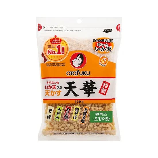 텐까스 오징어맛 120g
