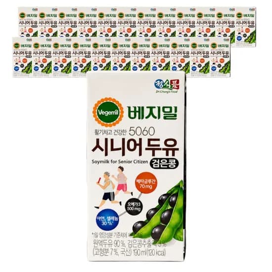 베지밀 5060 시니어두유 190ml 24개