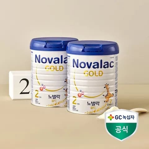 골드 2단계 800g x 2캔 프랑스 프리미엄 분유 GC녹십자