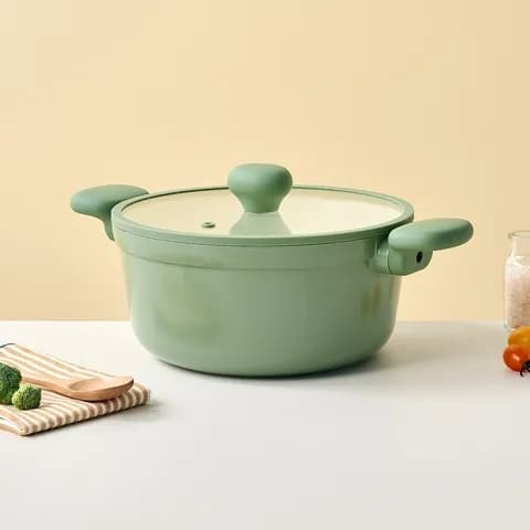 피스타 세라믹코팅 인덕션겸용 양수냄비 24cm 그린 42,900원