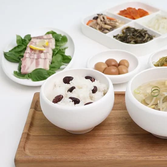 노르딕 도자기 공기 밥 그릇 2colors