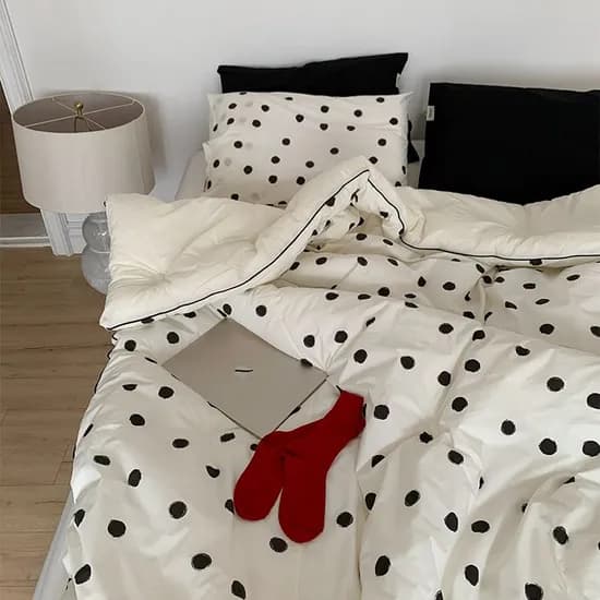 알러쉴드 피코 도트 고밀도 순면 무소음 차렵이불 2colors SS/Q/LK 69,900원