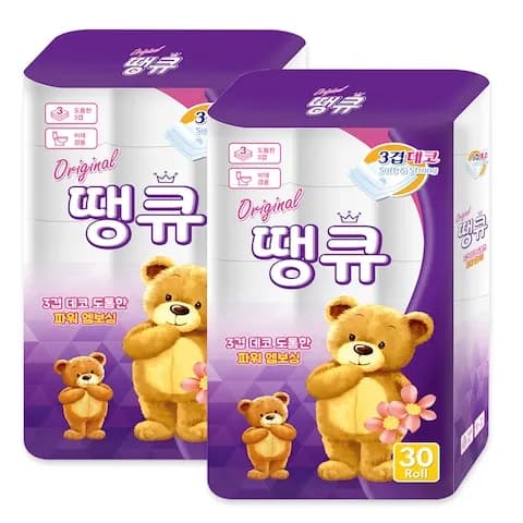 오리지널 땡큐 30롤 2팩 두루마리 휴지 15,400원