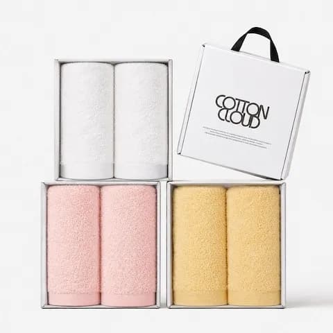 40수 코마사 호텔수건 200g 2p 선물세트 17,900원