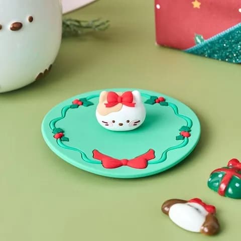 리틀크리스마스 밀크캣 실리콘 컵덮개 7,900원