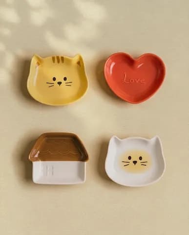 러브홈 미니 플레이트 4P 세트 (소스볼 종지 앞접시 세트) 24,900원