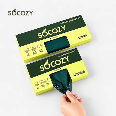 7중 냄새차단 배변 기저귀 쓰레기 봉투 S/L