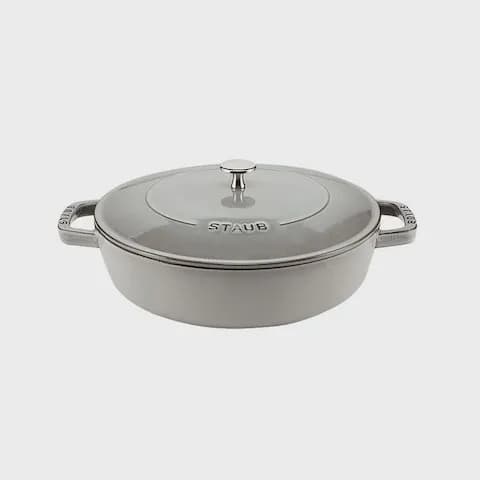 시스테라 전골냄비 28cm 그레이 ST2612818 (꼬깔손잡이 증정)
