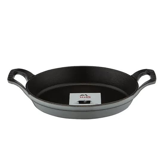 타원형 스태커블 디쉬 24cm 그레이 ST302318