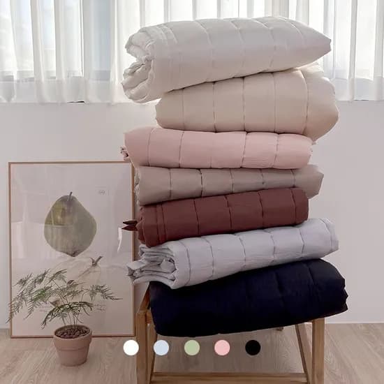 부드러운 모달 순면 고정밴딩 사계절 침대패드 SS/Q/LK 13color