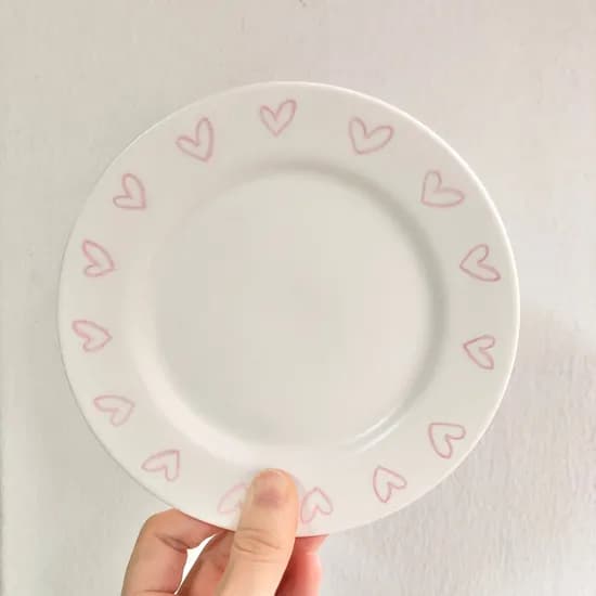 하트 뿅뿅 접시