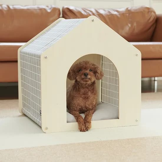 강아지 고양이 원목 스테이 하우스 2colors