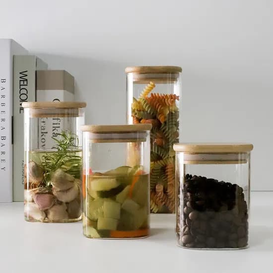 오셀 내열유리 사각 저장병 700ml