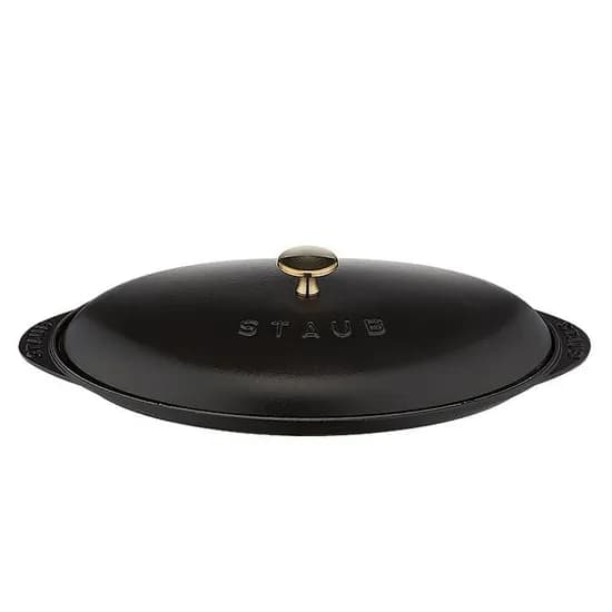 피쉬 핫 플레이트 31cm 블랙 ST332125(꼬깔 손잡이 증정)