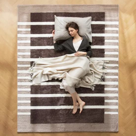 France Kelpa Oblige Brown Rug 3size