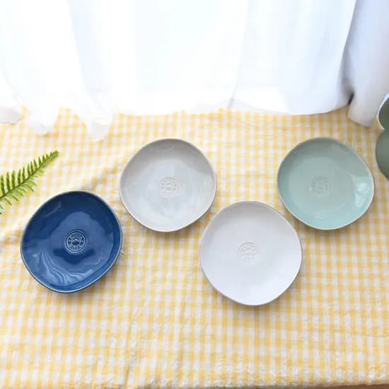 디저트접시 18cm - 그레이, 화이트, 블루, 아쿠아