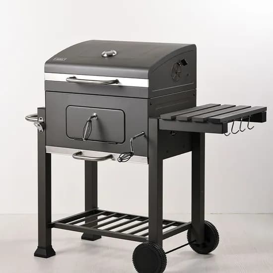 그랜드가든C 대형 바베큐그릴 세트 주물석쇠 직화 훈제 야외용 펜션 BBQ 화로