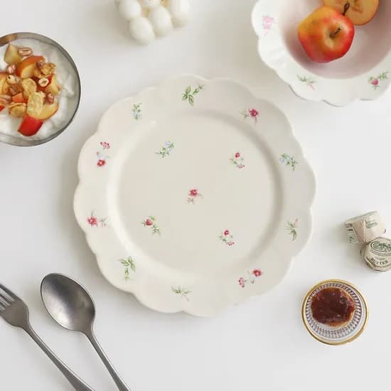 코벤트가든 빈티지 플레이트 베리플라워 접시 22cm