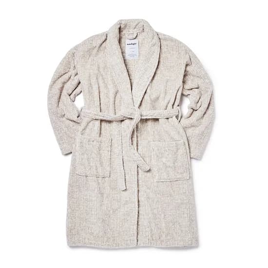 프리미엄 샤원가운 Tweed Beige Free size