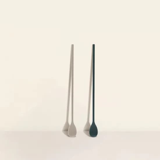 실리콘 하모니 롱스푼 2colors