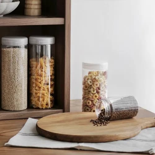 베이직 원형 보관용기 500ml 4P