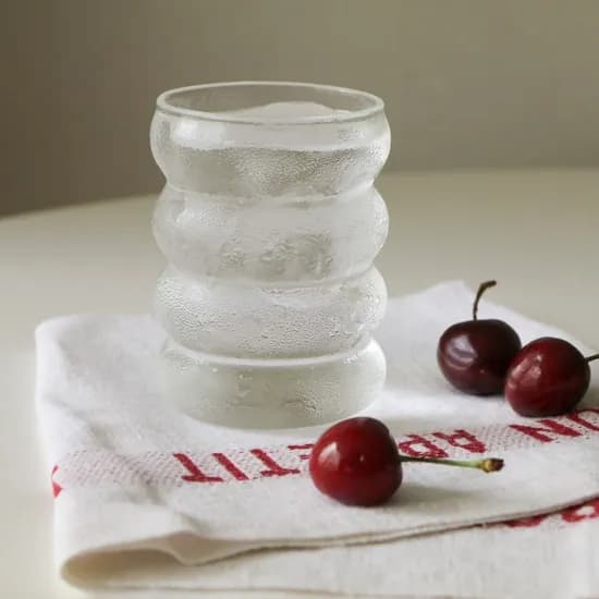 아인슈페너 카페 유리컵 ripple cup