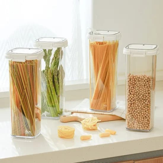 스카이락 잡곡통 파스타 보관 잡곡 용기 2200ml (정5호 오픈캡)