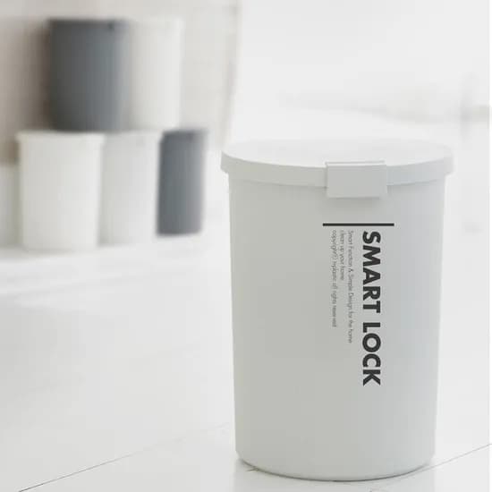 냄새차단 ! 스마트락 밀폐 종량제 쓰레기통 휴지통 20L