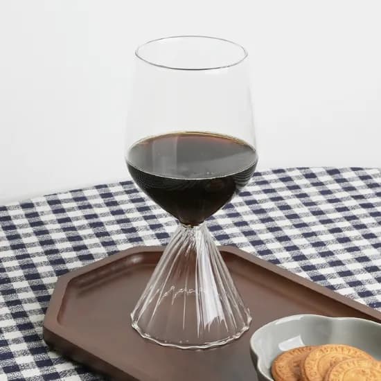 웨이블리 글라스 고블렛잔 와인잔 450ml 막걸리잔