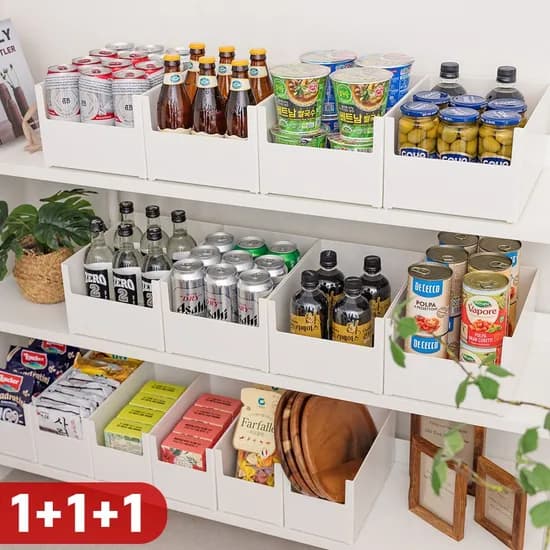 1+1+1 네임택 정리함 팬트리 수납정리함7size