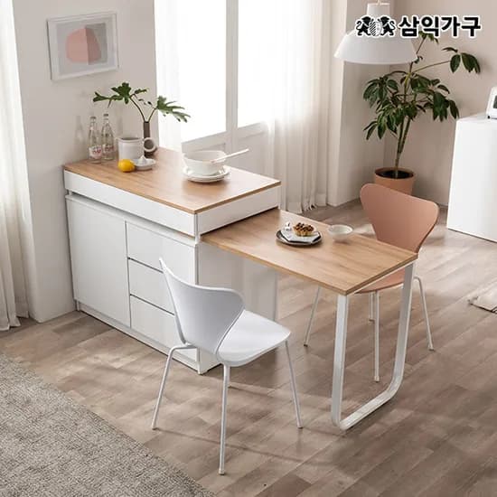카모메 홈바 확장형 아일랜드 식탁 A타입 서랍장형 224,900원