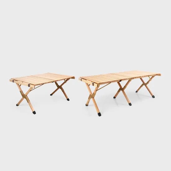비치목 캠핑 우드 롤테이블 스트레이트 90cm 외 1종