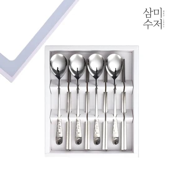 무민 더키친 샵 레이져 가족 수저 4벌세트
