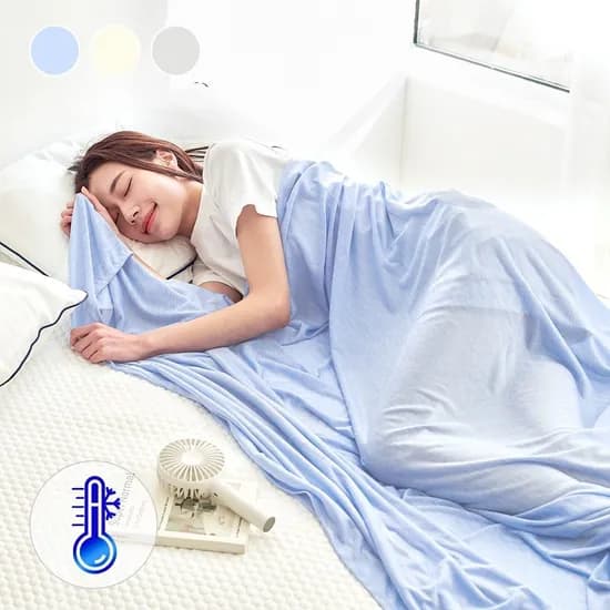 무더위 필수템 오싹 아이스 쿨 냉감 여름 홑이불(MS/S/Q) 3컬러