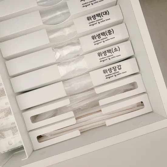 고급나무젓가락정리케이스 빨대정리함