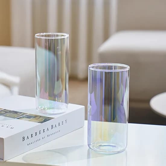 퀴진드마망 오로라 내열 유리컵 500ml 2P