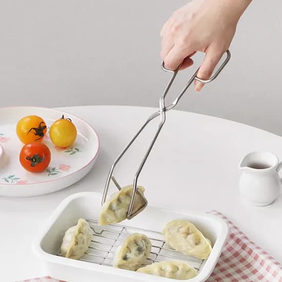 스텐 요리 삼각집게 24cm (new) / 가위집게