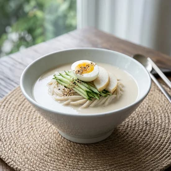 핸드메이드 분청 고백자 도자기 그릇 면기 (특대) 1p