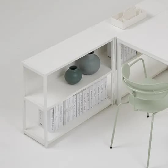 콰트로 800 2단 철제 선반 책장
