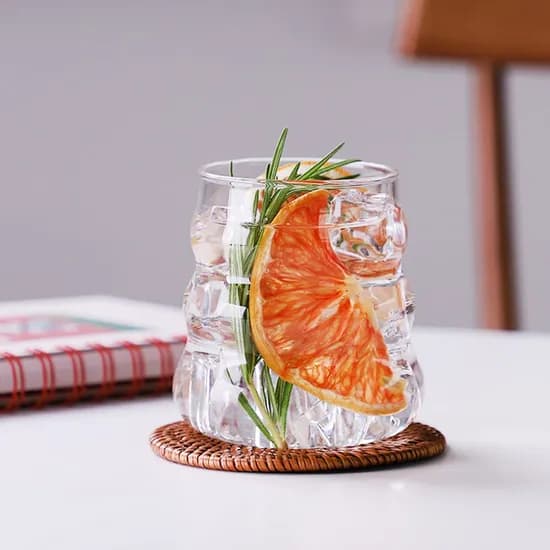마시멜 유리컵 디저트컵 350ml