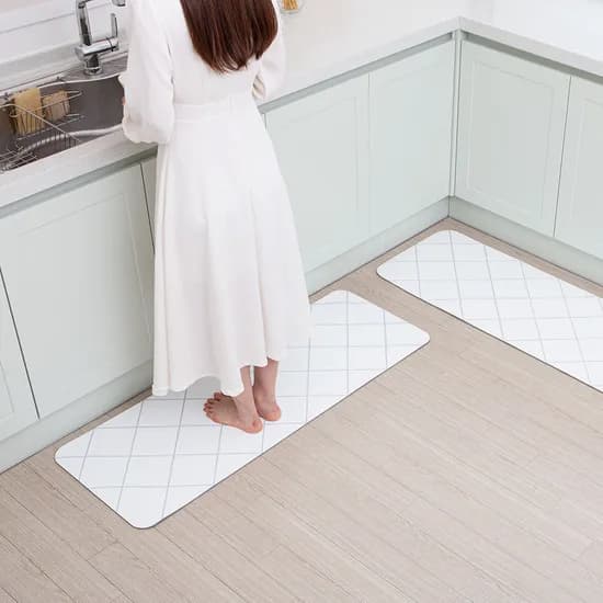 다이아몬드 디자인 소프트 주방매트 4size