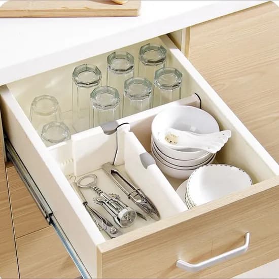 길이조절 간편설치 선반 서랍 논슬립 칸막이 파티션 2개 2size 8,900원