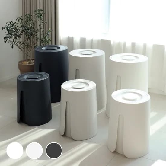 푸쉬빈 압축 휴지통 쓰레기통 10L/20L 3colors