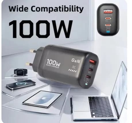 KR플러그 100W GaN PD 타입 C 충전기