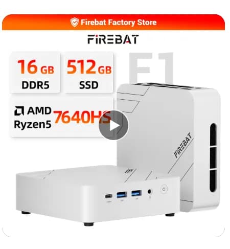 FIREBAT F1 미니 PC AMD Ryzen 5